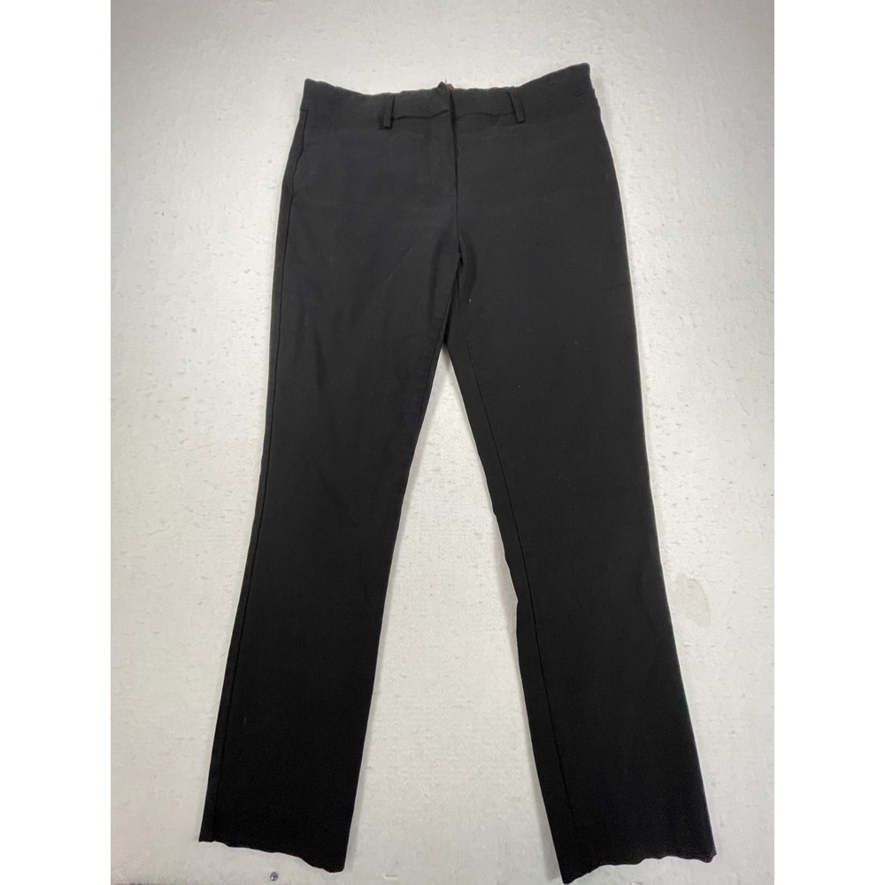Sapphire Red Dress Pants Womens 9/10 Black Cotton Stretch Formal‎ Office Wear